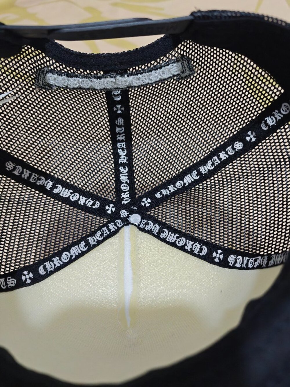 Chrome Hearts Black White Trucker Hat - Picture 8 of 10